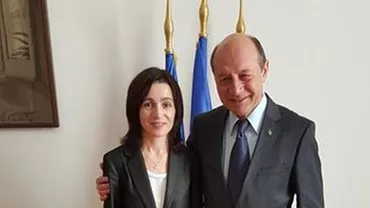 Maia Sandu, fost ministru al Educației din Republica Moldova, a avut o întrevedere cu Traian Băsescu (FOTO)