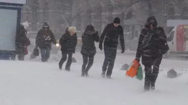 Meteorologii anunță ninsori viscolite și vânt puternic în intervalul 31 ianuarie, ora 07.00 - 1 februarie, ora 17.00
