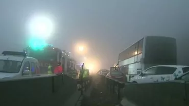 Carambol cu 70 de mașini în Slovenia. MAE: Un cetățean român a murit, iar un altul este rănit, starea sa fiind stabilă (VIDEO)