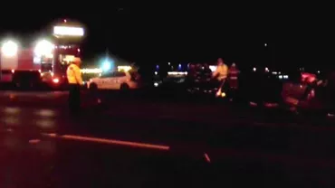 Accident grav de circulație pe podul Băneasa, soldat cu cinci răniți
