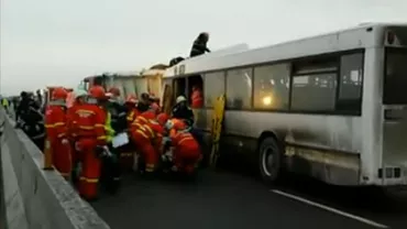 Accident grav pe Centura de Vest a Ploieștiului: 5 morți și 28 de răniți (VIDEO)