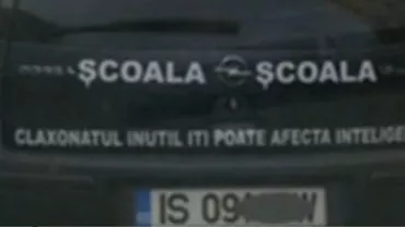 Claxonatul inutil, taxat de un  instructor de la o școală auto: Mesajul său a devenit viral pe internet (VIDEO)