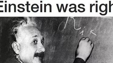DESCOPERIRE istorică: Prima detectare directă a UNDELOR GRAVITAŢIONALE! Teoria lui EINSTEIN din 1915 este astăzi confirmată!