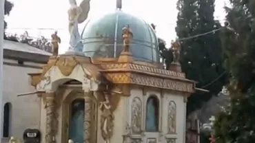 Deputatul Nicolae Păun a construit un cavou cât un palat la doi paşi de mormântul Ceauşeştilor (VIDEO)