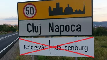 Încă o victorie a Limbii Române. Primăria Cluj-Napoca nu va mai amplasa plăcuțe în limba maghiară la intrarea în oraș