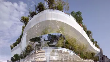 Mini-oraș cu verdeață pe acoperișul unei clădiri din Paris (FOTO)