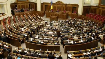 Coaliția prooccidentală ucrainiană a pierdut majoritatea în Parlament