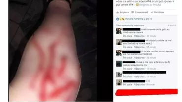 "Ești tot ce iubesc, înțelegi? Viața mea e zero fără tine", este mesajul pe care o elevă din Găești l-a scris lângă o poză în care arăta cum s-a tăiat cu lama pe mână