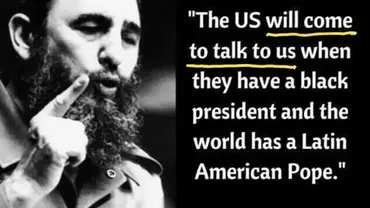 Vizita lui Obama în Cuba alimentează legendele pe internet. Povestea Papei, a lui Fidel Castro și a președintelui de culoare