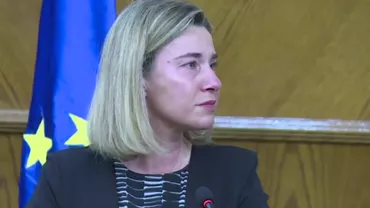 Șefa diplomației Europene, Federica Mogherini, a izbucnit în lacrimi în timp ce vorbea despre atentatele din Bruxelles (VIDEO)