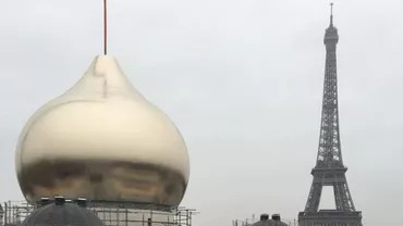 Cupola catedralei rusești din Franța, în concurență cu Turnul Eiffel din capitală (VIDEO)