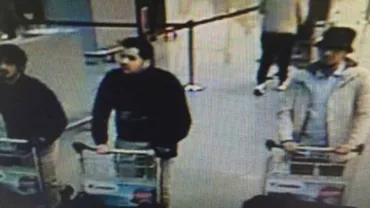 Atacatorii din Bruxelles au fost identificați: Teroriștii care au pus la cale exploziile de la aeroport ar fi frații El-Bakraoui și Najim Laarchraoui, un bărbat de 25 de ani, implicat și în atentatele de la Paris (FOTO, VIDEO)