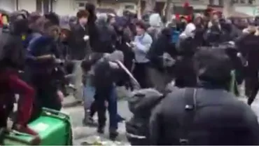 Proteste ale studenților în Franța împotriva unei reforme a dreptului muncii (VIDEO)