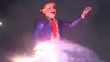Mexicanii l-au ars pe Donald Trump ca pe Iuda (VIDEO)