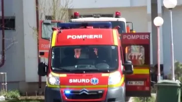 Incendiu la un cămin de bătrâni din Focșani: Mai multe persoane au fost evacuate iar un bărbat a suferit un atac de panică (VIDEO)