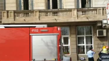 Incendiu puternic la căminul Facultății de Medicină și Farmacie din Capitală (VIDEO)