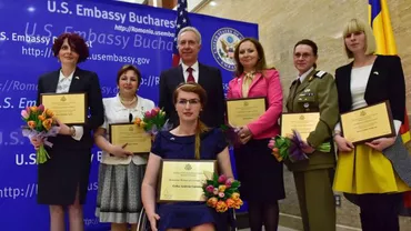 Premiul ''Femei Curajoase din întreaga lume'': Şase românce, distinse de Ambasada SUA la Bucureşti (FOTO)