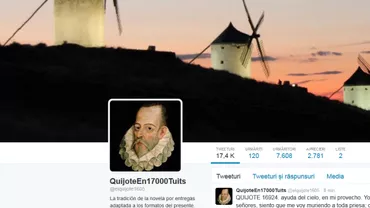 Un spaniol a postat "Don Quijote" pe Twitter în 17.000 de mesaje