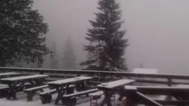 Vreme extremă: De la 30 de grade Celsius, la furtuni devastatoare și drumuri înzăpezite în doar 24 de ore (VIDEO)