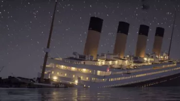 Scufundarea Titanicului, urmărită în timp real într-o animație şocantă (VIDEO)