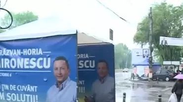 Corturi electorale amplasate ilegal: Vizibilitatea șoferilor bucureșteni, simțitor afectată (VIDEO)