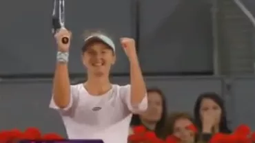 Triumf la Madrid: Irina Begu a învins-o pe Garbine Muguruza, favorita numărul 3 (VIDEO)