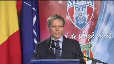 Dacian Cioloș, cu ocazia împlinirii a 30 de ani de când roș-albaștrii au câștigat Cupa Campionilor Europeni: Am văzut finala Stelei din 86 la internat, la unul dintre puținele televizoare color din oraș