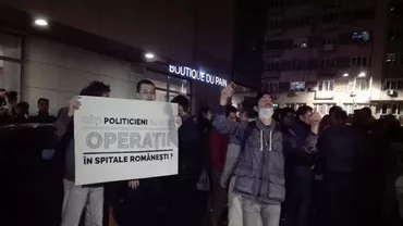 "Rușine, rușine, rușine să vă fie!": Protestatarii din Piața Universității, în fața Ministerului Sănătății (FOTO & VIDEO)