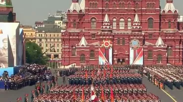 Paradă militară impresionantă la Moscova care sărbătorește, pe 9 mai, înfrângerea nazismului (VIDEO)