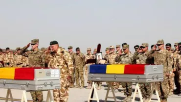 Cei doi militari morți în misiune în Afganistan, repatriați luni: Cel de-al treilea soldat, aflat într-un spital din Germania, se simte mai bine (VIDEO)
