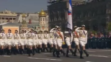 „Fetele lui Putin”. Sexy plutonul armatei rusești a impresionat la defilarea de Ziua Victoriei (VIDEO)