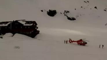 Operațiune de salvare la Bâlea Lac: O turistă din Israel a fost rănită după ce a alunecat pe gheață. A fost nevoie de intervenția unui elicopter SMURD