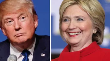 Sondaj: Distanţa dintre Hillary Clinton şi Donald Trump s-a redus la şase puncte