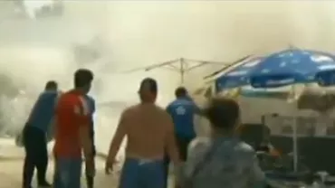 Victimă în explozia din București: Am alergat și tot am fost prins de suflu. Am fost ars un pic la coate și antebraț. A fost o întâmplare nefericită (VIDEO)