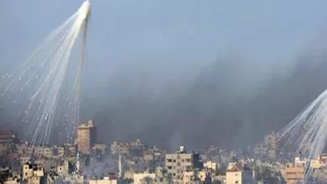 IMAGINI ȘOCANTE cu momentul în care Rusia bombardează cu fosfor alb un oraș din Siria (VIDEO)