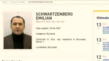 Elan Schwartzenberg a fost trecut de Poliția Română la categoria ”Persoane urmărite” (VIDEO)