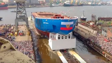 Rusia lansează cel mai mare spărgător de gheaţă cu propulsie nucleară (VIDEO)