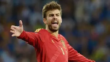 Război intern la spanioli? Gerard Pique, acuzat că ar fi făcut un gest obscen în timpul intonării imnului țării sale (FOTO)