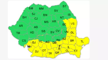 Meteorologii au emis un cod galben de caniculă persistentă pentru județe din sudul și sud-estul țării