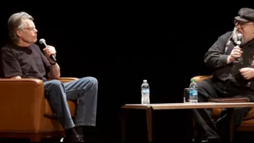 Dialog savuros între doi titani ai literaturii. Stephen King, către George R. R. Martin: Credeam că romanele tale sunt groaznice (VIDEO)