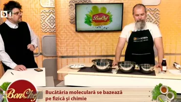 ”BonChef": Răzvan Cruceanu a pregătit caviar din suc de zmeură