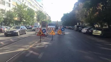 Circulaţia tramvaielor, blocată în zona Gării de Nord din Capitală, după ce s-a spart o conductă de apă