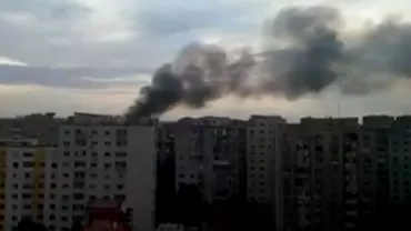 Incendiu într-un bloc din Capitală. O femeie a ars de vie (VIDEO)