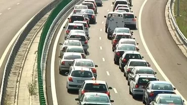 Trafic îngreunat pe Autostrada Soarelui, după un accident soldat cu un rănit (VIDEO)