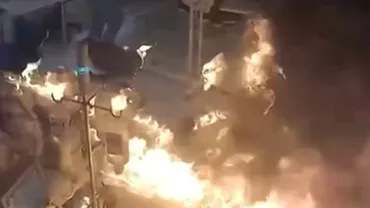 IMAGINI ŞOCANTE: Un pacient a provocat un incendiu, trei persoane au murit într-un spital din capitala Albaniei (VIDEO)