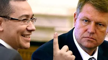 Victor Ponta îl aplaudă pe Klaus Iohannis: "Ce slugi sinistre"