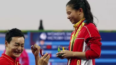 JO 2016: Vicecampioană la sărituri în apă, cerută în căsătorie la ceremonia de premiere (VIDEO)