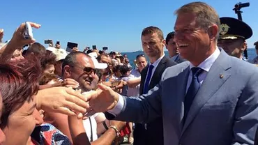 Klaus Iohannis, baie de mulțime la Ziua Marinei Române. Care a fost mesajul președintelui (FOTO)
