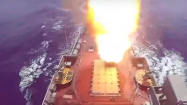 Flota rusească din Marea Neagră, atacuri cu rachete asupra unor ținte teroriste în Siria (VIDEO)