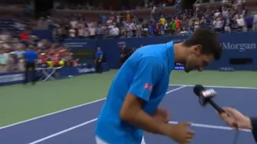 Moment INEDIT oferit de tenismenul Novak Djokovic. A cântat și a dansat de bucurie după victoria cu Jerzy Janowicz (VIDEO)